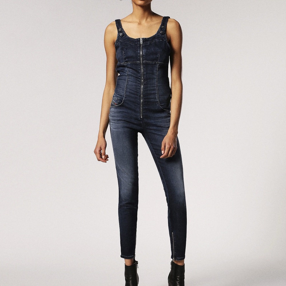 NWT Diesel Zeppel Jogg Jeans Jumpsuit Overalls